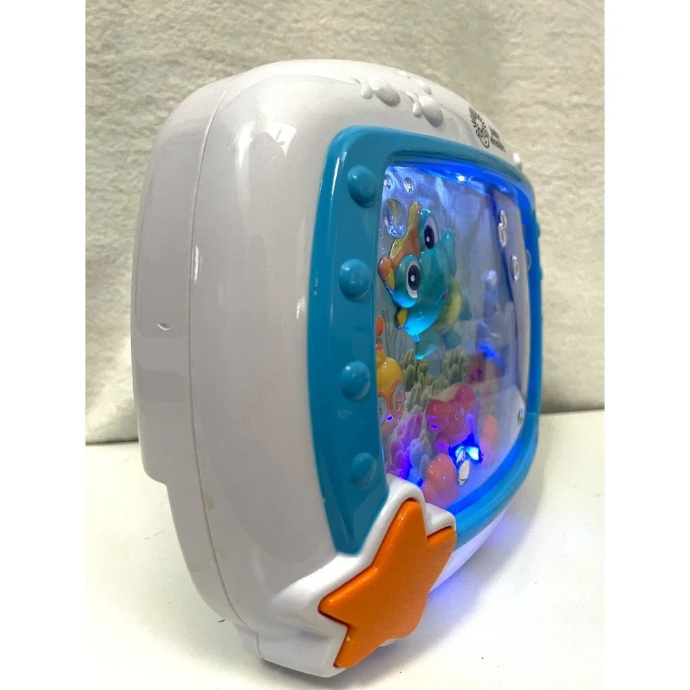 Baby Einstein Sea Dreams Sleep Soother Music Crib Toy Fish Tank Aquarium WORKS